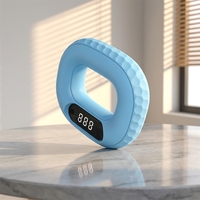 Mini compteur électronique en silicone léger, pince de musculation réglable, équipement d'entraînement portable pour les voyages en extérieur