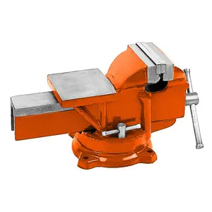 Black Hammer Paint Rotary Professional Bench Vice