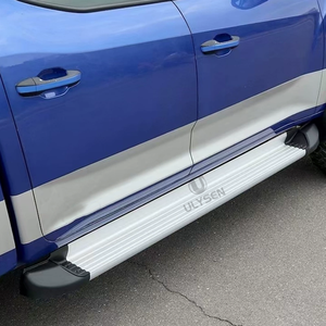 Estribos Laterales para MAXUS T60 LDV T70 MAX, de Aleación de Aluminio Plateado, Antideslizantes, Instalación sin Perforación - Product Image 2