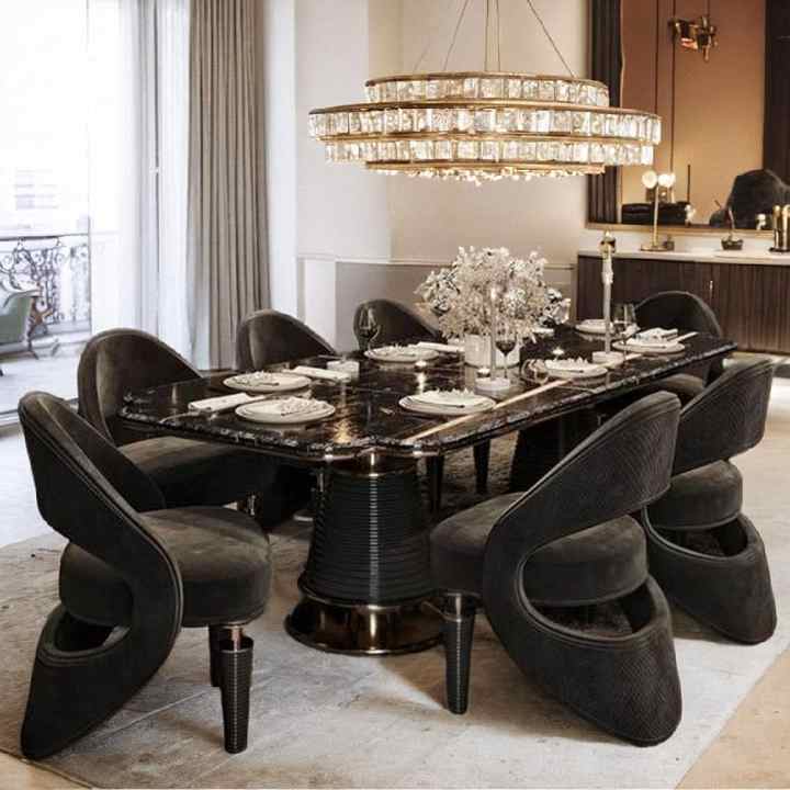 Luxury Dining Room Top Modern European Design Marble Dining Table High ...
