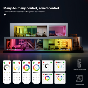 SP530E PWM SPI 5-IN-1 WIFI + BLE couleur unique CCT RGB RGBW RGBCCT 5CH contrôleur DC5V-24V 12V 6A LED contrôleur de bande - Product Image 5