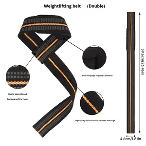 Al por mayor: Cinturón de agarre deportivo, Barras de dominadas para fitness, Correa de silicona antideslizante y resistente al desgaste para peso muerto, para entrenamiento con mancuernas en gimnasio - Product Image 4