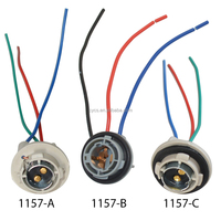 Systèmes d'éclairage automobile de haute qualité, support de lampe de voiture 1157 BAY15D, connecteur d'extension de douille d'ampoule, accessoires d'éclairage automobile