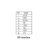 Écran LCD TFT IPS HEXING de 0,96 pouce, interface SPI 10 broches