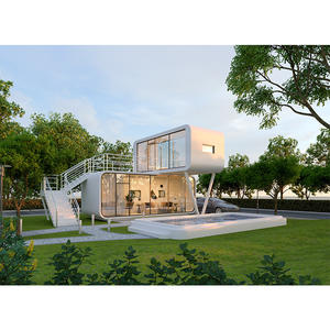 Diseño de Restaurante Móvil Comercial, Casa Prefabricada de Acero Tipo Cabaña Apple, Bar y Cafetería de Playa para Uso en Exteriores, para Hoteles y Oficinas - Product Image 1