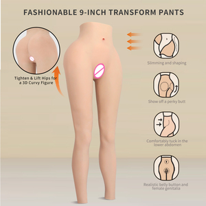 Pantalones de silicona para mujer con caderas grandes y nalgas artificiales insertables, pantalones acolchados de silicona biónica para realzar las nalgas, Nalgas de Silicona - Product Image 2