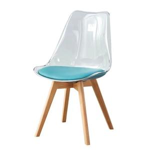 <span class=keywords><strong>Chaise</strong></span> scandinave moderne <span class=keywords><strong>en</strong></span> acrylique transparent pour la maison Table à manger tulipe pour le salon pour la boutique de thé au lait <span class=keywords><strong>en</strong></span> gros - Product Image 3