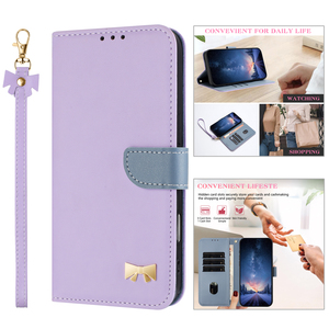 Para <span class=keywords><strong>iPhone</strong></span> 17 16 15 PU Funda de cuero para teléfono con billetera para <span class=keywords><strong>iPhone</strong></span> 17 Air Flip <span class=keywords><strong>Book</strong></span> Funda para teléfono con tarjetero para mujeres y niñas - Product Image 5