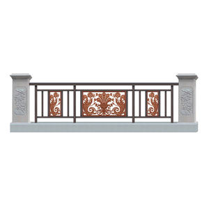 Fabrikant Directe Verkoop Balkon Buiten Vangrail Villa Aluminium Vangrail Sectie Vangrail - Product Image 5