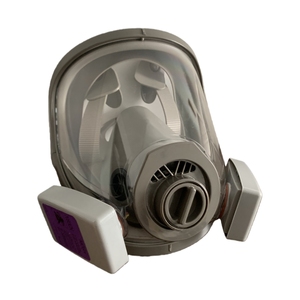 Máscara de Gas de Cara Completa con Kit de Filtro Autoinhalador, Cartucho Químico, Respirador de Cara Completa - Product Image 3