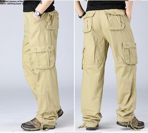 <span class=keywords><strong>Pantaloni</strong></span> <span class=keywords><strong>Cargo</strong></span> Casual da uomo con Multi-tasche lungo Outdoor Fitness Joggers comode tute - Product Image 2