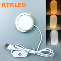 Kit d'éclairage LED pour imprimante 3D USB Bambu, kit d'éclairage LED pour imprimante 3D Bambu Lab, lampe LED 001, lumière ronde LED avec prise pour imprimante 3D