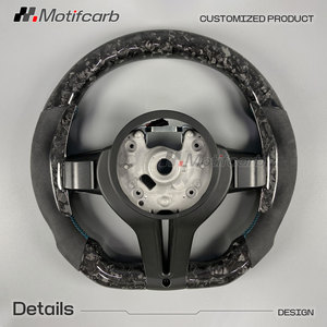 Volant en fibre de carbone forgé personnalisé avec LED pour BMW Série F M2 M3 M4 M6 F87 F82 F80 F10 F15 X3 X5 F30 3 4 5 6 Series GT - Product Image 5