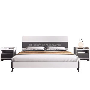 Foshan Factory Modern Solid Wood Big <b>Size</b> Wall <b>Beds</b> for Apartment Bedroom Hotel Furniture Customizable <b>Sizes</b> King <b>Queen</b> <b>Bed</b> - Product Image 2