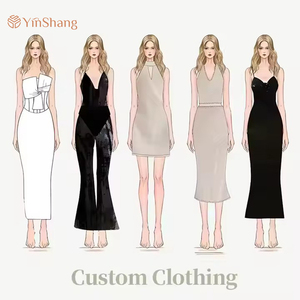 Robe personnalisée de haute <span class=keywords><strong>qualité</strong></span> pour femmes, décolleté sans bretelles, meilleurs fabricants de vêtements pour les petites commandes, <span class=keywords><strong>marque</strong></span> de créateur OEM/Boutique - Product Image 5