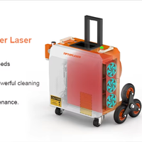 Machine de nettoyage laser à fibre pulsée portative 1000W 2000W 3000W pour l'élimination de la peinture et de la rouille 1000W 200W 300W Meilleur prix