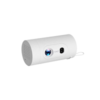 Projecteur Vidéo Numérique Portable Mini 720P à Coque Métallique, Système Android 14, pour Cinéma Maison 4K, Projection à Courte Portée