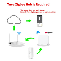 Capteur de température et d'humidité, thermomètre, détecteur, télécommande intelligente, capteur Zigbee intérieur