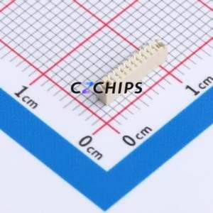 HCZZ0536-9 Wire-to-Board Pin Header SMD,P=0.8mm,Horizontal Mount Connector 1x9P 0.8mm Horizontal Mount 9P - Product Image 2