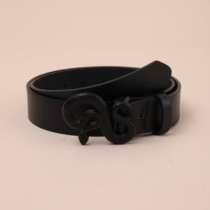 Ceinture Simple en PU pour Femme avec Boucle Serpent Rétro, Tendance en Europe et aux États-Unis - Product Image 4