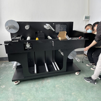 Machine d'impression d'étiquettes numériques rouleau à rouleau, Machine de découpe d'autocollants, Machine de rembobinage d'étiquettes adhésives