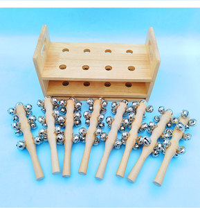 Juego de Instrumentos de Percusión de Madera para Niños, Sonajeros, Instrumentos Orff, Caja de Almacenamiento para Enseñanza Musical, Venta al Por Mayor - Product Image 4