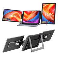 OEM 14 15.6 pouces 1920*1080 IPS FHD type-c Rotatif Portable ordinateur portable double écran extender triple moniteur