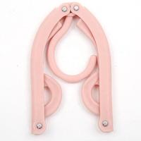 Cintres pliables portables en plastique pour organiser les vêtements et gagner de la place en voyage