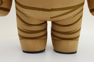 Disfraz de momia terrible para niña y niño, disfraz de Halloween de momia de 2m/2,6 m, ropa de Cosplay de momia inflable, <span class=keywords><strong>disfraces</strong></span> de Mascota - Product Image 6