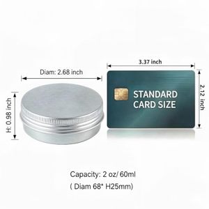 New Design Custom Printing Candle <b>Tea</b> Aluminum <b>Tin</b> Box With Screw Lids - Product Image 2