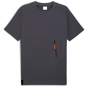 เสื้อยืดผู้ชายคุณภาพสูง OEM ขายส่ง พร้อมกระเป๋าซิปอเนกประสงค์ สำหรับเล่นกีฬา - Product Image 4