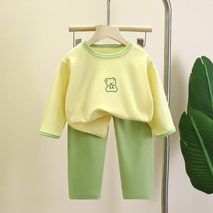 Abbigliamento per la casa per bambini nuovi <span class=keywords><strong>pigiama</strong></span> di pile intimo <span class=keywords><strong>termico</strong></span> set mutandoni - Product Image 2