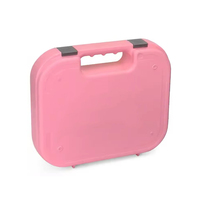 Étui tactique pour pistolet de sécurité Boîte de transport en plastique ABS dur avec mousse rembourrée pour transporter des accessoires de chasse