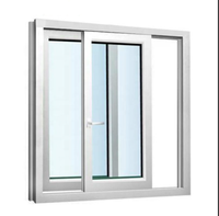 Ventanas Abatibles Modernas de Aluminio con Apertura Horizontal, Mosquitera Plegable de Acero Inoxidable, Cortina Colgante Resistente al Viento