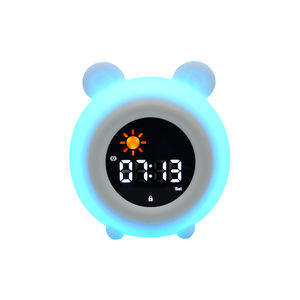 <span class=keywords><strong>Réveil</strong></span> à affichage numérique Lumière LED RVB Bruit blanc Haut-parleur <span class=keywords><strong>sans</strong></span> PBA Entraîneur de sommeil en silicone Machine de <span class=keywords><strong>réveil</strong></span> du sommeil - Product Image 2