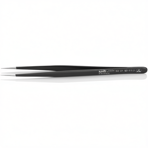 Knipex ESD Tweezers Stainless Steel 92 21 03 Precision Electronics Handling - Product Image 1
