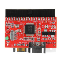 Adaptador convertidor de tarjeta PCI IDE a SATA / SATA a IDE 2 en 1, transferencia bidireccional, 3,5 pulgadas, 40 pines, 100 133 HDD/CD/DVD