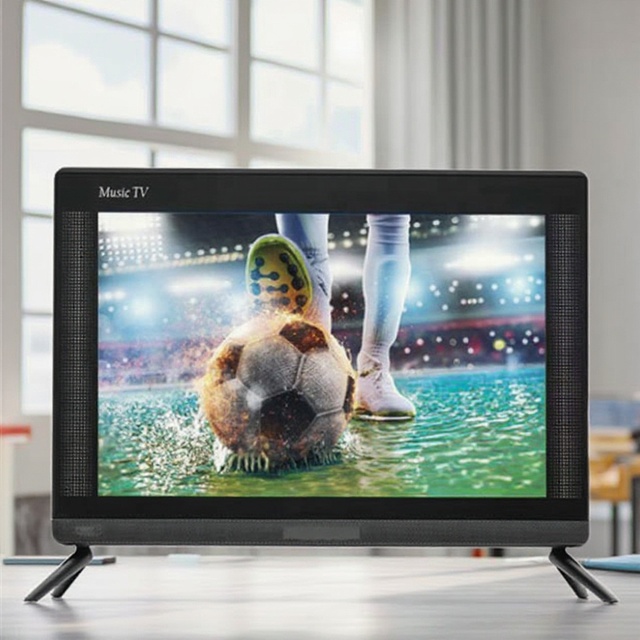 Factory Supply 22-Inch HDTV Portable LED LCD TV with Built-in USB VGA RF and for