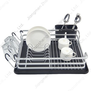 Escurridor de Platos de Aluminio con Bandeja de Secado Rápido, Cuadrado, para Encimera de Cocina - Product Image 5