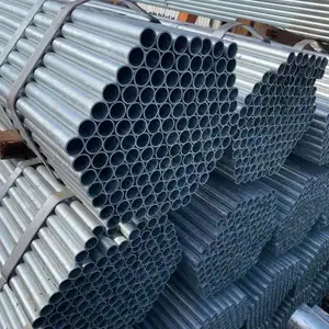 Prices Iron Oem/Odm Hot Dip Q345 Galvanized Hollow Steel Round Pipe For Construction Tube Cheap Price