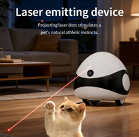 Juguete Robótico Automático para Gatos, Pelota de Material ABS, Seguimiento Móvil Seguro, Aplicación de Grabación para Gatos y Perros