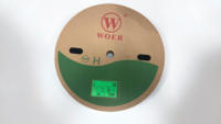 WOER 2:1 ID 1mm 2mm 3mm 4mm 6mm 80mm 90mm 100mm 250mm 300mm 125C 150C RoHS Tube thermorétractable sans halogène VW-1