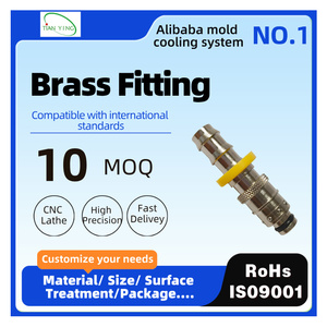 Raccords auto-bloquants standard français, droits, en laiton nickelé, à couplage rapide, à écoulement total, pour tuyau, <span class=keywords><strong>raccord</strong></span> de tuyauterie - Product Image 1