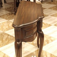Table d'entrée et console en bois massif de style américain, table d'autel murale vintage, meubles pour la maison et l'hôtel