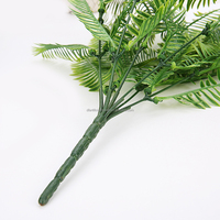 Luixe06 — nattes décoratives de jardin d'intérieur et d'extérieur, pour mariage, maison, bussers, plantes de gazon péruvien, feuilles de Fern artificielles en plastique
