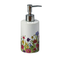 BX Ensemble de salle de bain en céramique Coffret cadeau 4 pièces avec porte-brosse de toilette