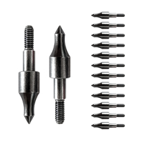 Pointes en acier Arrowhead ID4.2mm/6.2mm pour flèches en carbone pour arbalète et arc à poulies, équipement de chasse à l'arc