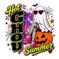 Nouvel Arrivage Motifs Citrouille Fantôme Saison Halloween Impressions DTF Prêtes à Presser pour Vêtements Vente en Gros