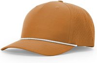 Casquette de baseball personnalisée Ri 355 perforée au laser à 5 panneaux Casquette de camionneur Casquette de baseball de marque W/Paracord Bill Corde Mesh Caps OEM au Vietnam