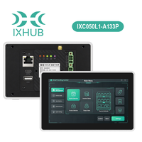 IXHUB Écran tactile intelligent 5 pouces A133P Android Linux Ubuntu, panneau tactile intégré 720*1280, alliage d'aluminium CNC argenté